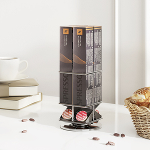 ที่วางแคปซูลกาแฟเนสเพรสโซแบบมินิ ดีไซน์สร้างสรรค์ ทำจากโลหะเคลือบผง ใช้ตกแต่งโต๊ะทำงาน สำหรับบ้านและสำนักงาน - Product Image 1