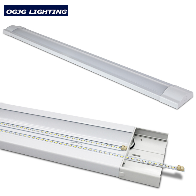 Тонкая линейная Светодиодная лампа для внутреннего освещения, 20 Вт, 40 Вт, 2 фута, 4 фута, 5 футов