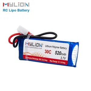 Mylion 3.7v 7.4v 11.1v 12v rc brinquedo, drone, helicóptero, carro, barco, lipo, célula 1s 2s 3s, bateria de polímero de lítio