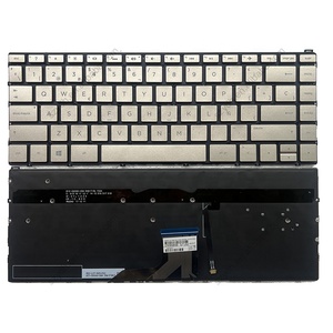 חדש ספרדית SP מחשב נייד מקלדת עם תאורה אחורית עבור HP Spectre x360 13-AC 13-ac000 קנאת 13-אה 13-AG 13-AD 13-AE 13-BF 13-AF זהב - Product Image 1