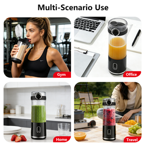 <span class=keywords><strong>Frullatore</strong></span> Portatile per <span class=keywords><strong>Smoothie</strong></span> con Display Touch Screen per Informazioni su Potenza e Tempo, Ricaricabile USB, Mini Mixer per Frutta - Product Image 5