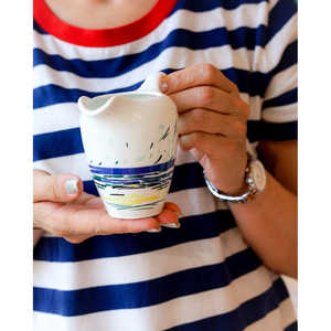 Service à café en porcelaine Richard Ginori 12 pièces, design européen élégant et luxueux, haute qualité, tasses de 600 ml, 15 pièces, 1 kg - Product Image 2