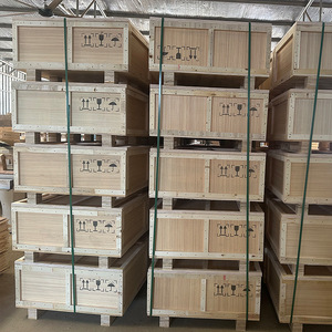 Plywood <b>Crates</b> 100x100x100 Fumigation Free Export Logistics <b>Wooden</b> Boxes - Product Image 2