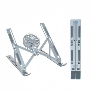 <span class=keywords><strong>Support</strong></span> multifonction pour ordinateur portable et téléphone, en alliage d'aluminium, pliable, avec ventilateur <span class=keywords><strong>de</strong></span> refroidissement, <span class=keywords><strong>support</strong></span> <span class=keywords><strong>de</strong></span> <span class=keywords><strong>bureau</strong></span> pour <span class=keywords><strong>PC</strong></span> <span class=keywords><strong>de</strong></span> 18 pouces, tablette - Product Image 1
