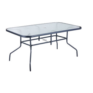 Table basse en verre trempé OEM, moderne, pour jardin, balcon, extérieur, T9090 - Product Image 2