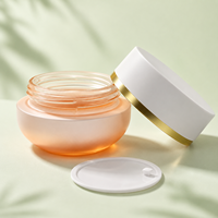 Ensemble de flacons cosmétiques en verre haut de gamme, flacon pour lotion, essence, fond de teint liquide, emballage haut de gamme pour soins de la peau, récipient rechargeable