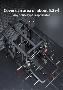 Sportartikelen Fitness Smith Machine Multi Functionele Rack Squat