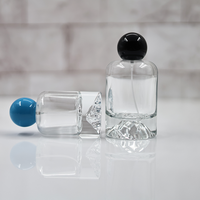 Botol Parfum Kaca Silinder Dasar Gunung Berapi 30ml 50ml 100ml Grosir, Sablon, Tutup Custom, Konfigurasi Kotak Hadiah