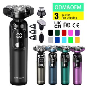 Rasoir électrique pour homme 3-en-1, tondeuse à barbe, nez, pattes et corps, sans fil, étanche IPX6, rasoir de voyage contrôlé par application - Product Image 1