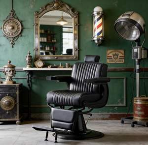 Sillón de Barbería Hidráulico para Salón de Belleza, Silla de Peluquería - Product Image 5