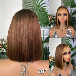 ราคาขายส่ง ขายดี วิกผมบ๊อบ 2*6 ซุปเปอร์ดับเบิ้ลดรอน ผมแท้ 100% - Product Image 2