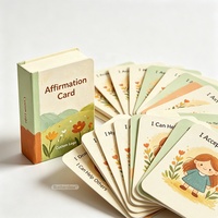 Cartes de méditation positives inspirantes de haute qualité, design personnalisé, pour femmes, éducation à la santé mentale