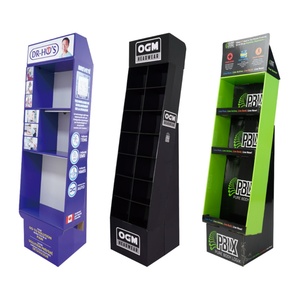 Hot Sale Promotion Pop Floor Standing <b>Wall</b> Cardboard Baseball Bucket Hat Rack <b>Display</b> Cap <b>Display</b> Stand - Product Image 1