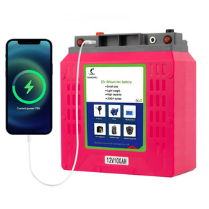 OEM Trọng lượng nhẹ xách tay pin 12V 100AH <span class=keywords><strong>Lithium</strong></span> <span class=keywords><strong>Ion</strong></span> Li-<span class=keywords><strong>ion</strong></span> pin ngoài trời xách tay Trọng lượng nhẹ câu cá I-<span class=keywords><strong>Ion</strong></span> pin - Product Image 1