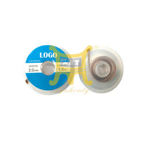 XHT Personnalisable Faible MOQ Mèche à dessouder en fil de soudure de 1,5 2 2,5 3 3,5 mm pour absorption d'étain et réparation - Product Image 4