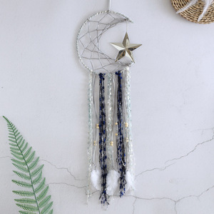 Precio barato al por mayor sueño catcher macrame dreamcatcher aro hecho a mano pluma <span class=keywords><strong>atrapasueños</strong></span> - Product Image 3