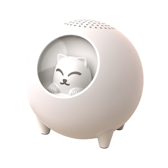 Outdoor Portable Speaker Home Desktop Gifts Wireless Blue Tooth Plug-in Card Small Stereo Cute Animal Night Lights Speaker