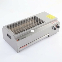 Barbecue au gaz en acier inoxydable robuste DanFuQi, réduction du bruit, nettoyage facile, équipement de cuisine commercial