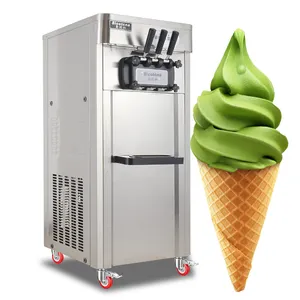 22-30L/h ticari otomatik masa üstü 3 tatlar ucuz yoğurt yumuşak hizmet lce krem makinesi satılık