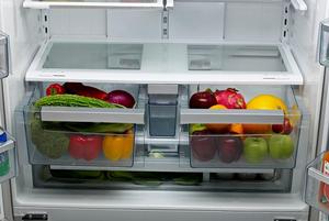 Faible <span class=keywords><strong>consommation</strong></span> <span class=keywords><strong>d</strong></span>'énergie 438L Refroidissement par air Réfrigérateur à congélateur encastré à deux portes à montage inférieur pour usage domestique BCD-438W(BI) - Product Image 3