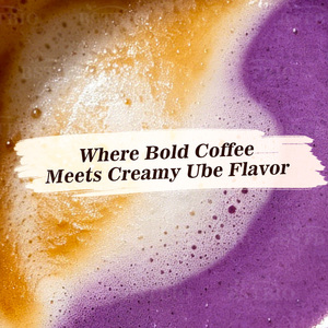 BSTBIO <span class=keywords><strong>Latte</strong></span> in Polvere di Igname Viola con Caffè Arabica per Bevande, Etichetta Privata, 100g/180g/sacchetto, Caffè UBE - Product Image 4