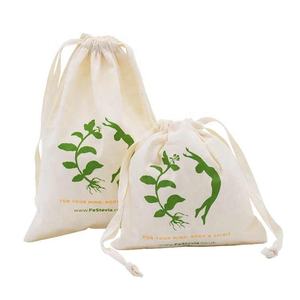 Vente en gros sacs fourre-tout unis en vrac petits sacs fourre-tout en toile pochette personnalisée imprimée sac cosmétique en toile - Product Image 2