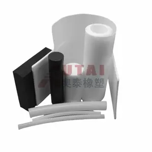 Lámina de plástico PTFE blanco, placa, tablero, varilla de PTFE, tubo de PTFE, tubería