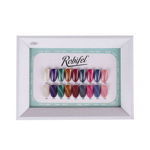 Kit de vernis à ongles en gel UV à effet dégradé, couleur <span class=keywords><strong>bleu</strong></span> <span class=keywords><strong>marine</strong></span> fluorescente, haute pigmentation, Robifel Nail Supplies, vente en gros - Product Image 6