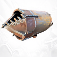Godet de forage 1200 mm - Outil de forage rotatif haute efficacité pour la forage de pieux de fondation dans le sol, l'argile et le sable