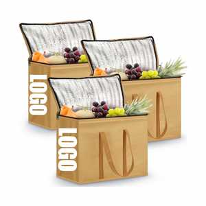 Bolsa Térmica Aislada Personalizada de Gran Capacidad, Impermeable, para Entrega de Alimentos, Frutas, Verduras, Compras en el Mercado - Product Image 1