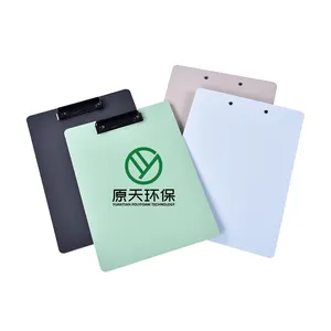 Waterproof Anti Static Office Business Document File Metal Clip Board A4 A5 Waterproof PP Plastic Clipboards