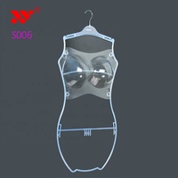 Ensemble soutien-gorge et sous-vêtements, plastique transparent et personnalisé, à la mode