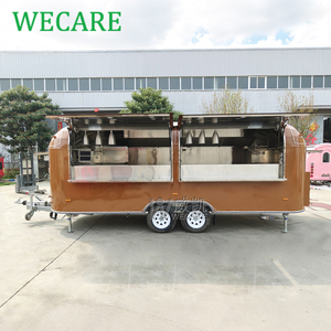 Remolque de Comida Rápida Profesional Wecare de 5.8m, <span class=keywords><strong>Restaurante</strong></span> Móvil Totalmente Equipado para Hamburguesas y Bocadillos - Product Image 1