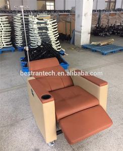 BT-TN008 Dönüştürülebilir Çelik Hasta Transfüzyonu IV Enjeksiyon İnfüzyon Tedavisi Tıbbi Hastane Koltuğu Fiyatları - Product Image 2