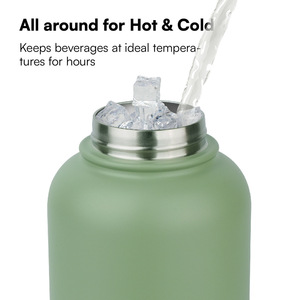 3-In-1 Stainless Steel <b>Dog</b> Water <b>Bottle</b> With Insulated 32oz Capacity And Detachable Bowls For Outdoor Use - Product Image 5