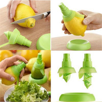 Manuele Sinaasappelsap Knijp Spray Nevel Oranje Fruit Knijper Sproeier Voor Salade Frisse Smaak Keuken Kookgereedschap