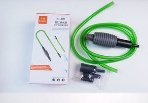 QANVEE水槽サイフォン式水換え器 - C-300/600 E-3/6 S-3/6 150-180CMホース 10-75ガロン 簡単操作 - Product Image 4