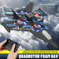 Mini avion RC en mousse EPP avec stabilisateur gyroscopique, anti-chute, avec évitement d'obstacles, jouet drone pour débutants