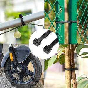 روابط كابلات نايلون 4.8*300 مم على شكل V مع أسنان ذاتية القفل، متينة وقوية بقوة شد تصل إلى 120 رطل - Product Image 5