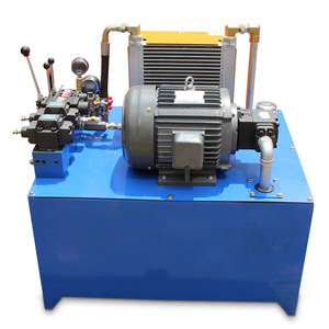 Unidad de Potencia Hidráulica de 15kw, Estación Hidráulica de Acero A3 con Manómetro y Tanque de Aceite para Uso Industrial - Product Image 2