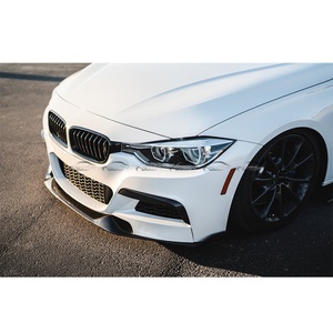 Alerón Inferior de Fibra de Carbono Estilo MAD para BMW F30 M Tech, Divisor de Parachoques Delantero - Product Image 5