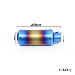 Silenciador de Escape de Motocicleta de 51 mm 60 mm en Acero Inoxidable con DB Killer para <span class=keywords><strong>Sc</strong></span> <span class=keywords><strong>Project</strong></span> Escape Mt 07 Tubos de Escape Negro Azul Carbono - Product Image 3