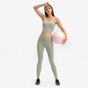 GYM Lulu Yoga Bra para mujer Nuevo chaleco deportivo en forma de U con almohadilla para el pecho Ropa interior deportiva Lulu desnuda amigable con la piel - Product Image 5