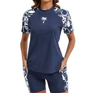 Maillot de lutte pour femme à impression par transfert thermique, short classique, motif aigle bleu sur le devant, séchage rapide, Spandex/Polyester, Arts martiaux - Product Image 1