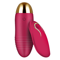 USB-Aufladbarer Klitoris-Stimulator Kabellose Steuerung Vibrierendes Ei mit Fernbedienung Mini-Sexspielzeug für Frauen