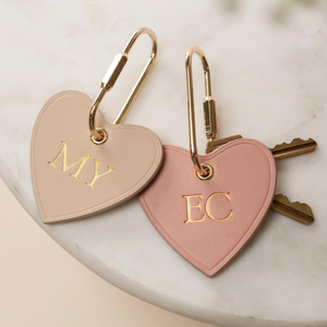 Llaveros modernos en forma de corazón en relieve llavero de Metal gancho personalizado estilo de dibujos animados llavero de cuero gran Idea de regalo - Product Image 6