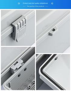กล่องรวมสายไฟฟ้ากลางแจ้ง ZHENXING กันน้ำระดับ IP67 ผลิตจากพลาสติก ABS สำหรับระบบโซลาร์เซลล์ - Product Image 3