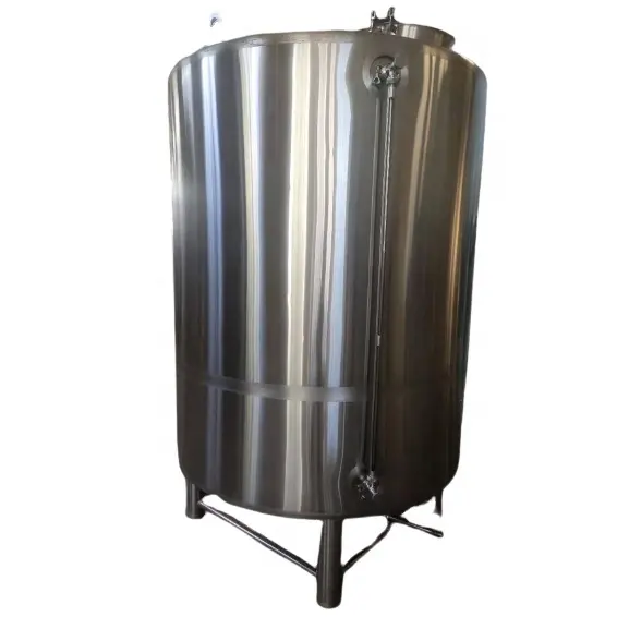 CASSMAN 500L 5bbl 5HL Réservoir de liqueur chaude Chauffage à la vapeur HLT Réservoir de liqueur froide Réservoir de stockage d'eau HLT