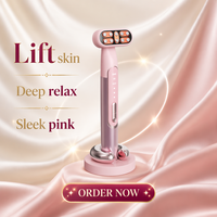Appareil de beauté pour les yeux à vibrations haute fréquence 6000 tr/min, active le collagène, raffermit et lift, baguette de soin portable rechargeable