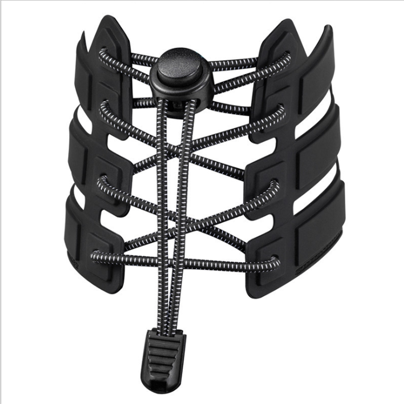 Заводская Новый Светоотражающие без завязок; Эластичные шнурки для ботинок на свежем воздухе спортивные шнурки для ленивых для детей